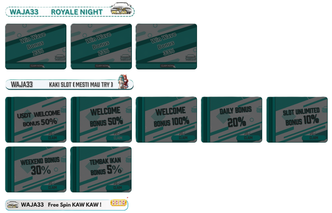 Waja33 - Promotion Banner 1 - Dekstop Version 2026 - waja33a