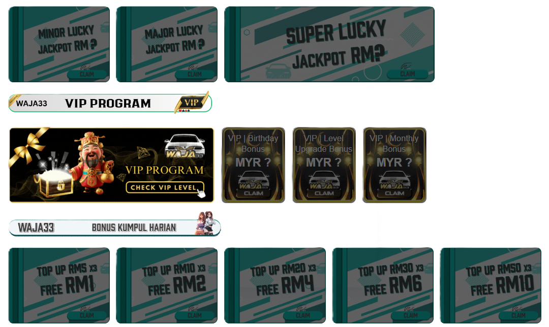 Waja33 - Promotion Banner 5 - Dekstop Version 2026 - waja33a