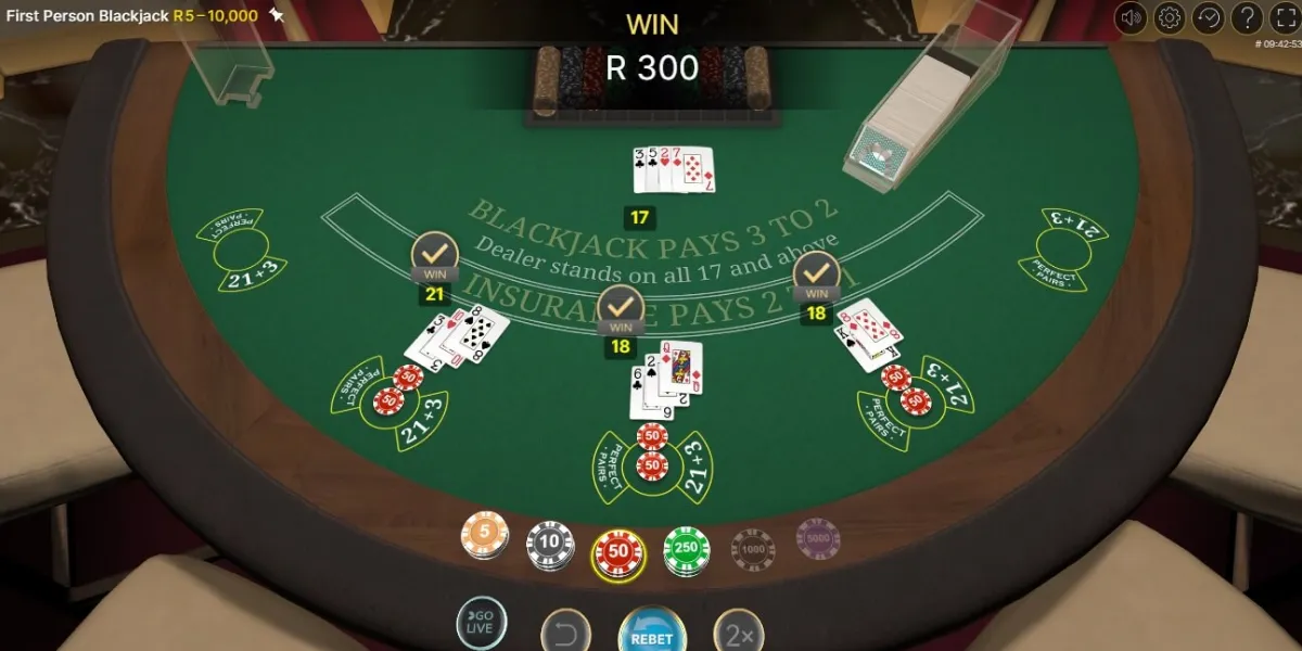 First Person Blackjack - Gameplay 3 - waja33a