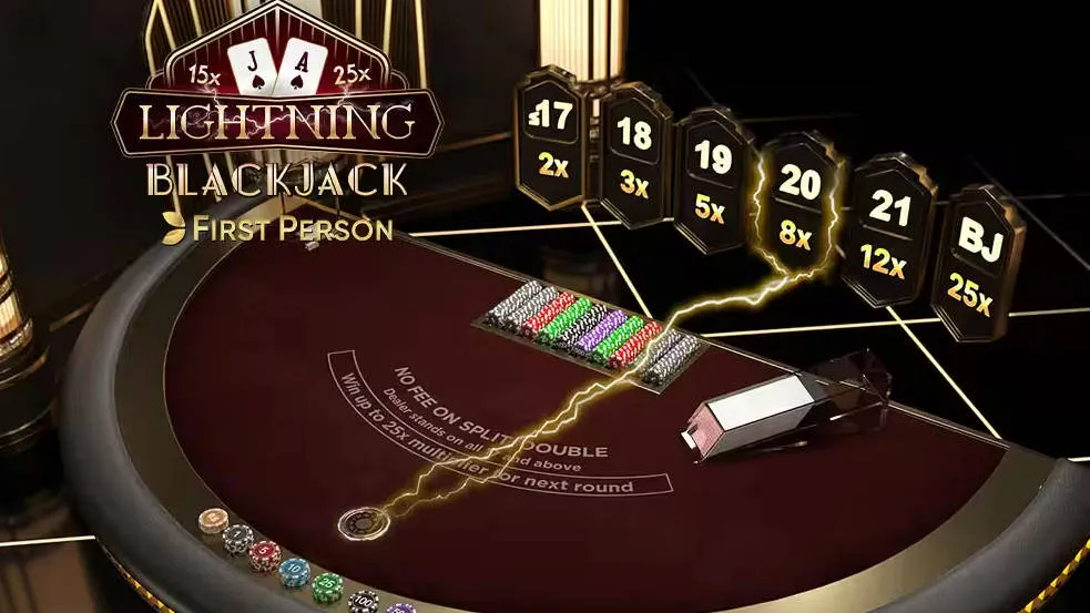 First Person Lightning Blackjack - Gameplay 2 - waja33a