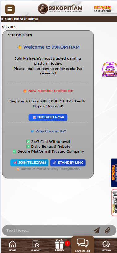 99Kopitiam - Livechat - waja33a