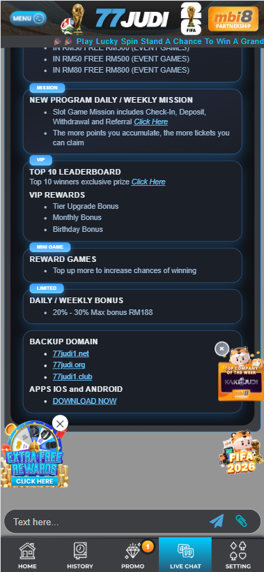 77Judi - Livechat - waja33a