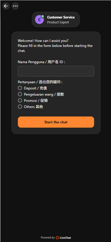 Harimaubet - Livechat - waja33a