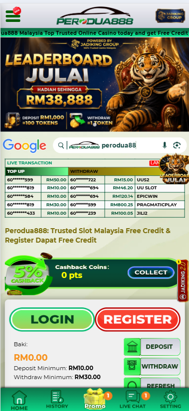 Perodua888 - Homepage - waja33a