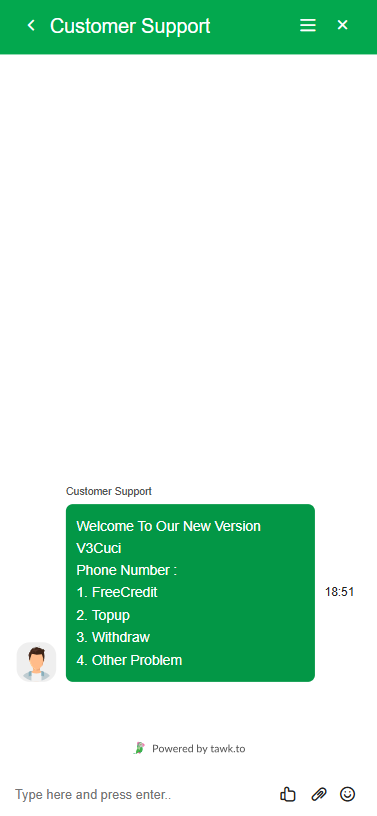 V3Cuci - Livechat - waja33a